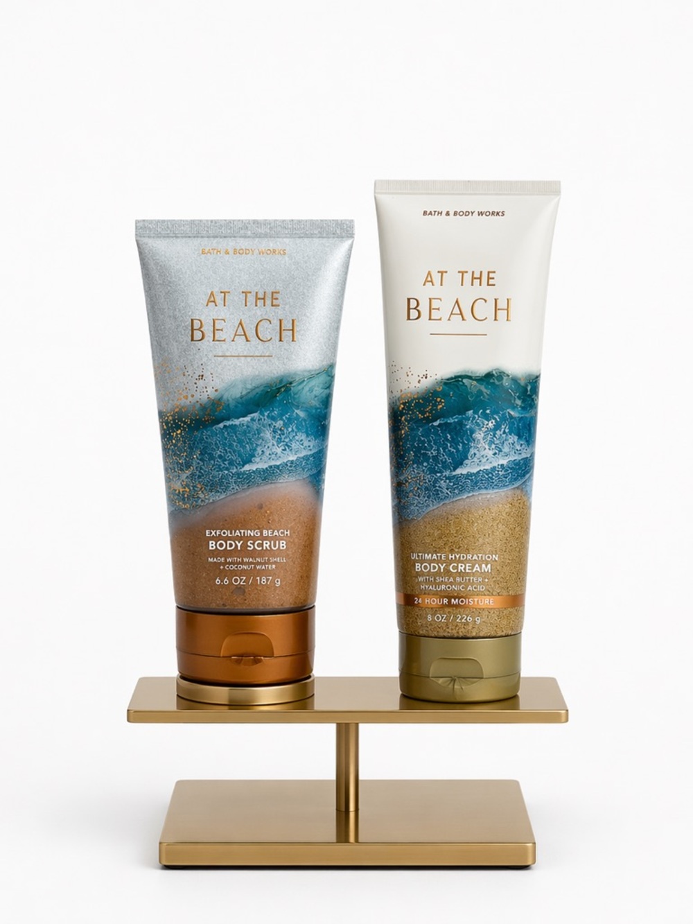 Bath & Body Works At The Beach Body Scrub and Cream Set